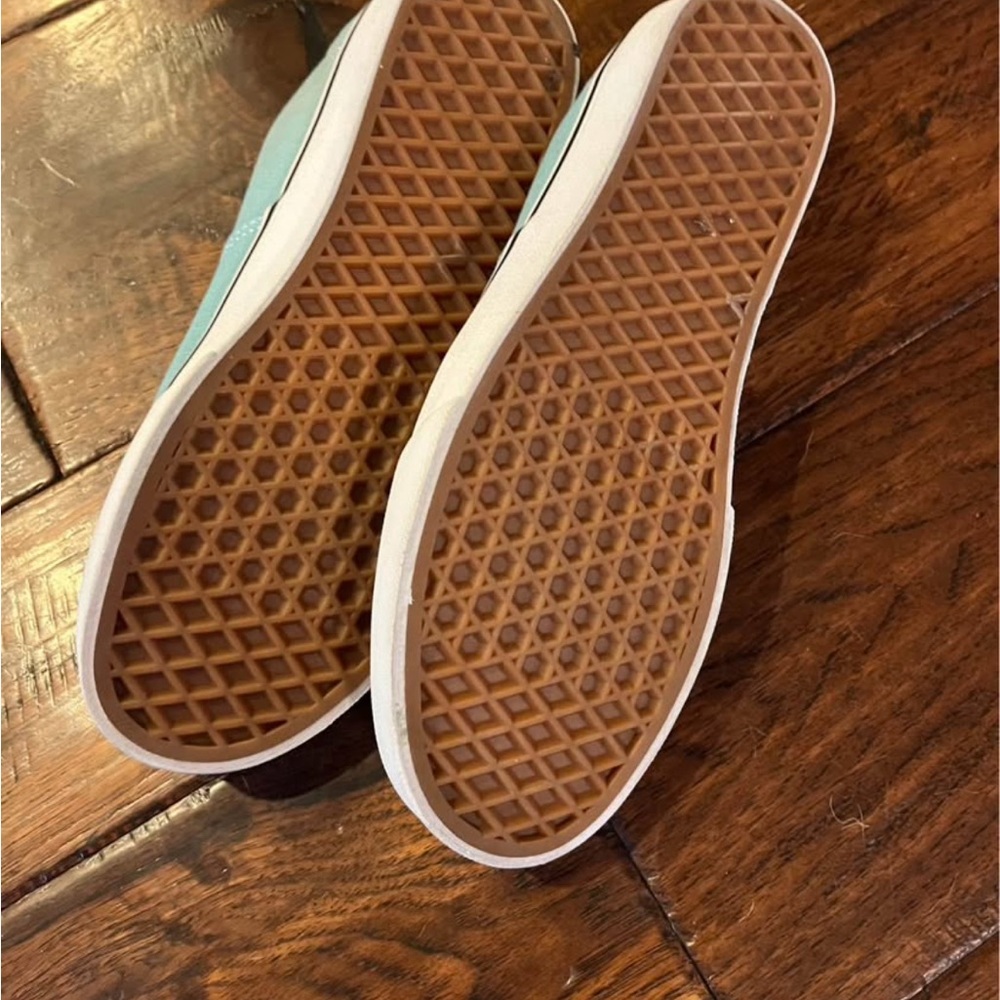 Vans Women's Light Blue Canvas Sneakers - Picture 2 of 2